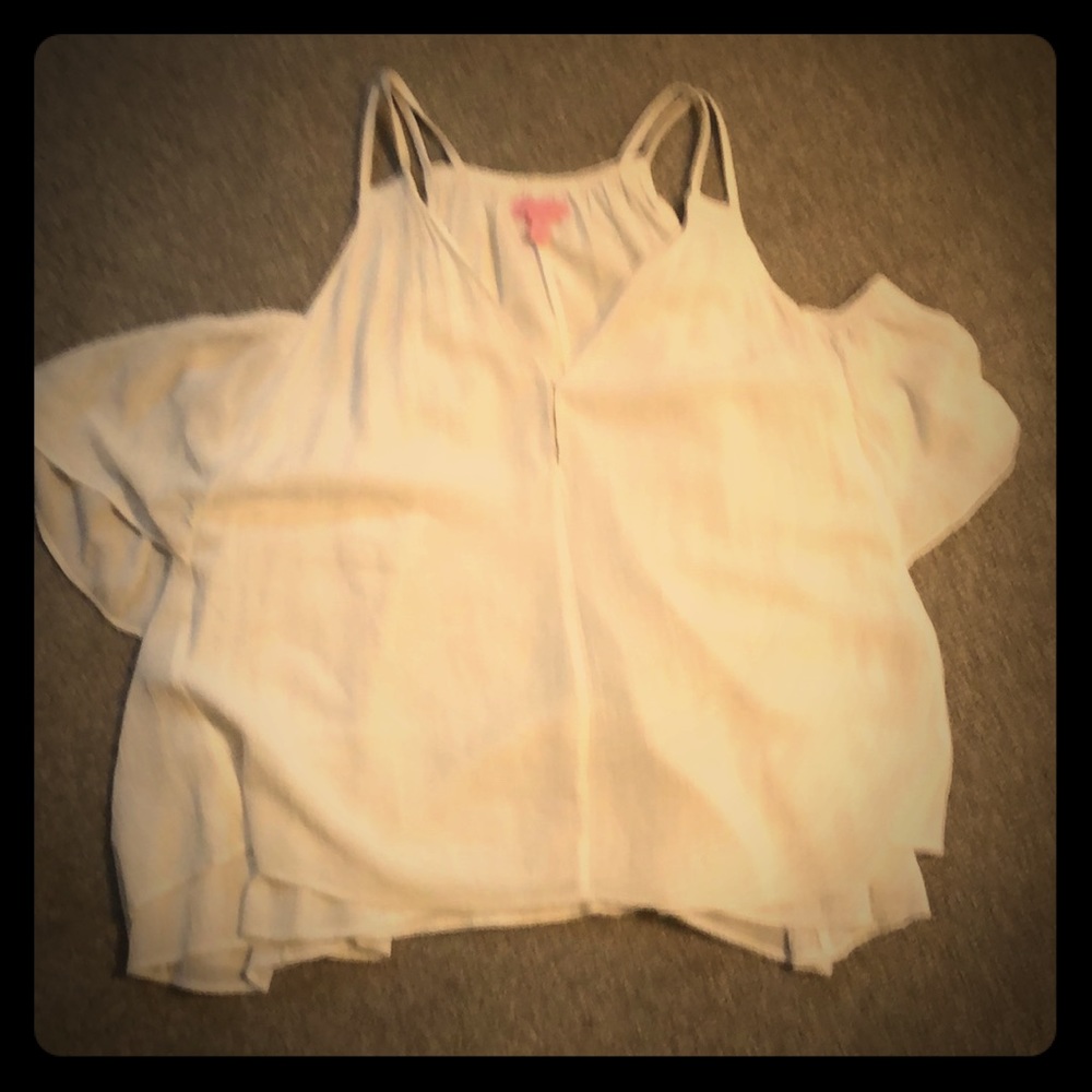 Lilly Pulitzer white off shoulder top